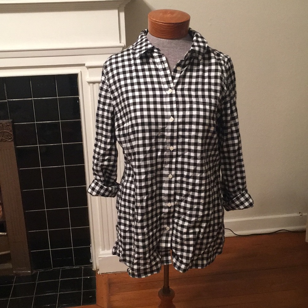 Banana republic buffalo check shirt